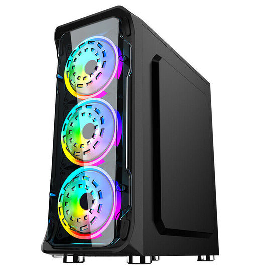 Star Glaze Gaming PC Intel Core i5-10400F, Nvidia GTX 1650, 16GB RAM, 512GB SSD, RGB Black Case Star Glaze Gaming PC Intel Core i5-10400F, Nvidia GTX 1650, 16GB RAM, 512GB SSD, RGB Black Case